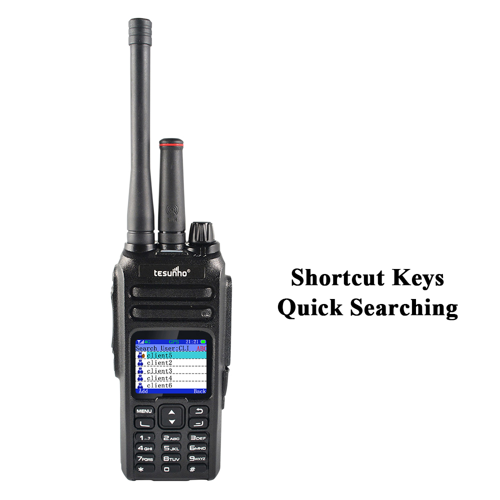 TH-680 Portable GPS LTE Analg Two Way Radio 500KM